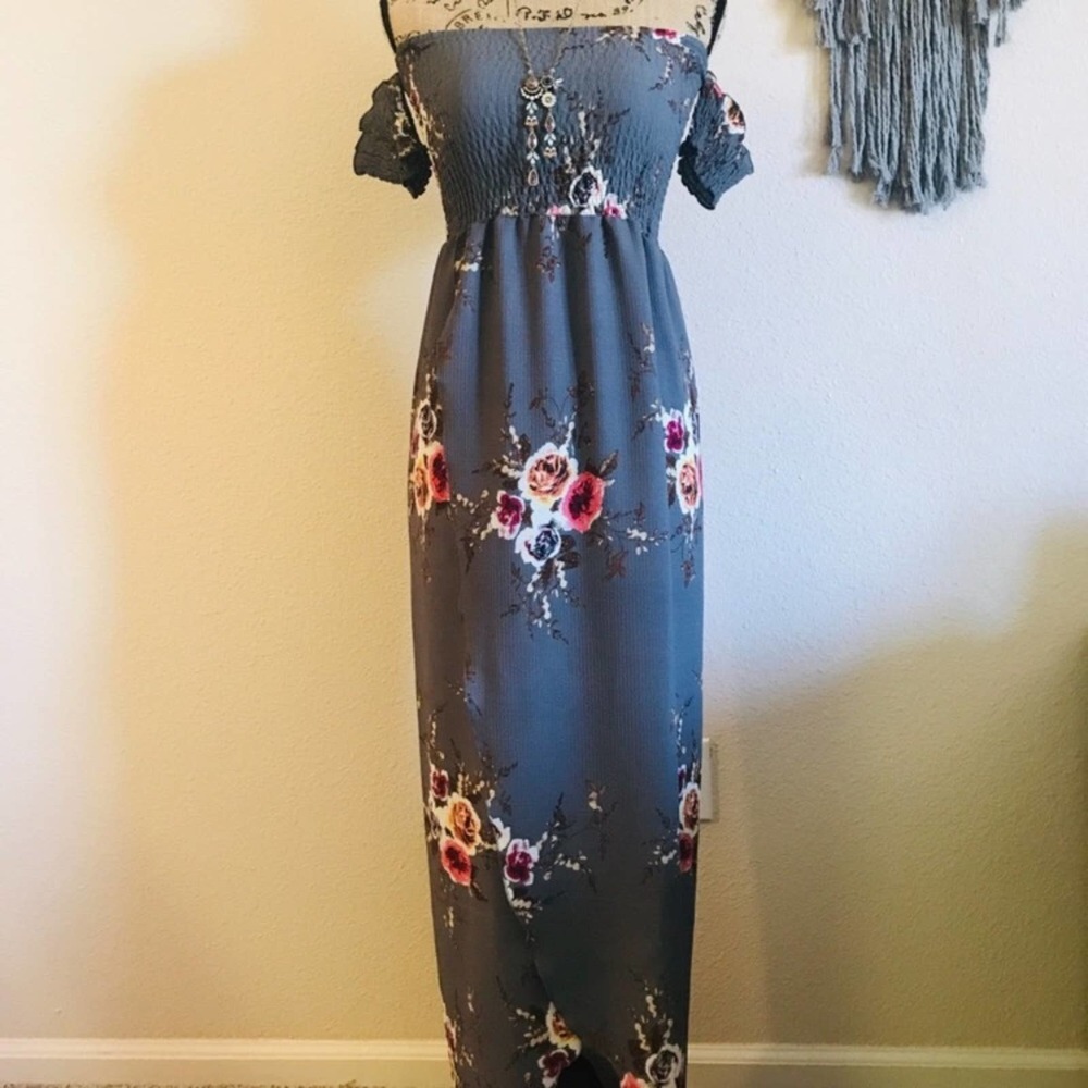Strapless Boho Dress